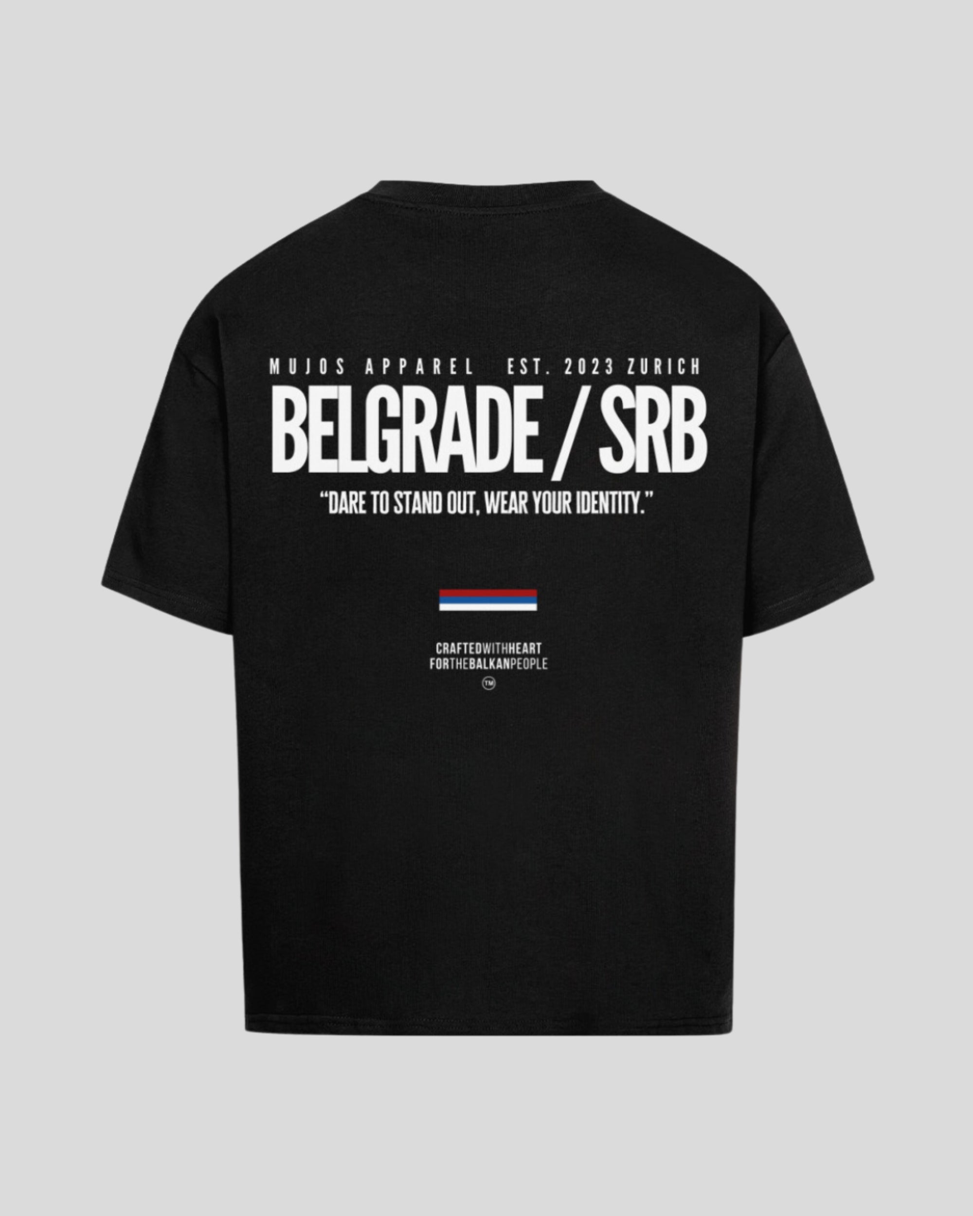 IDENTITY - BELGRADE. X OVERSIZED SHIRT