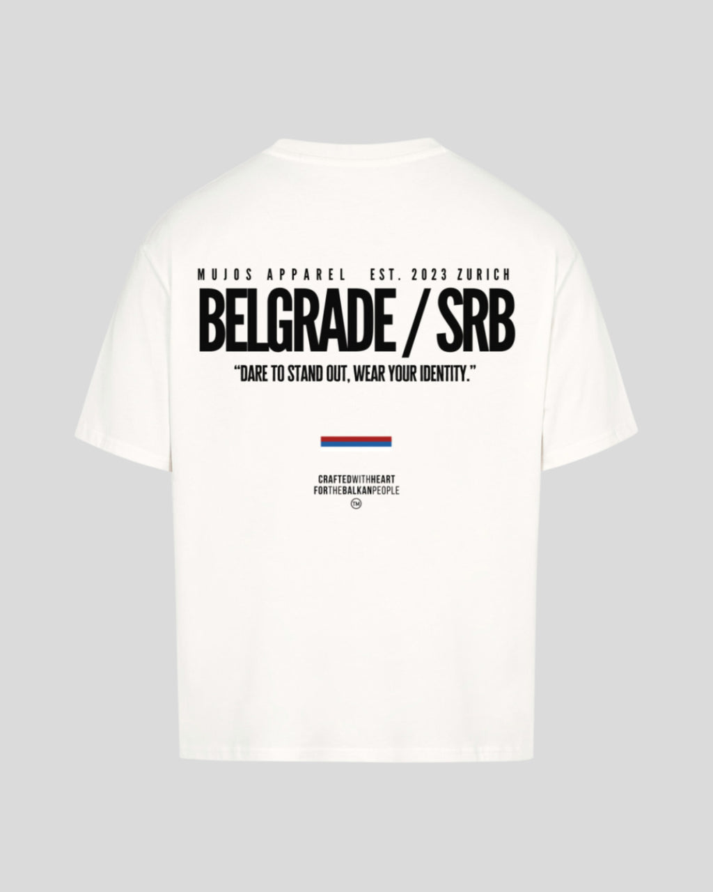 IDENTITY - BELGRADE. X OVERSIZED SHIRT