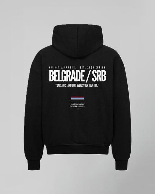 Identity: Belgrade. x Oversized Zipper
