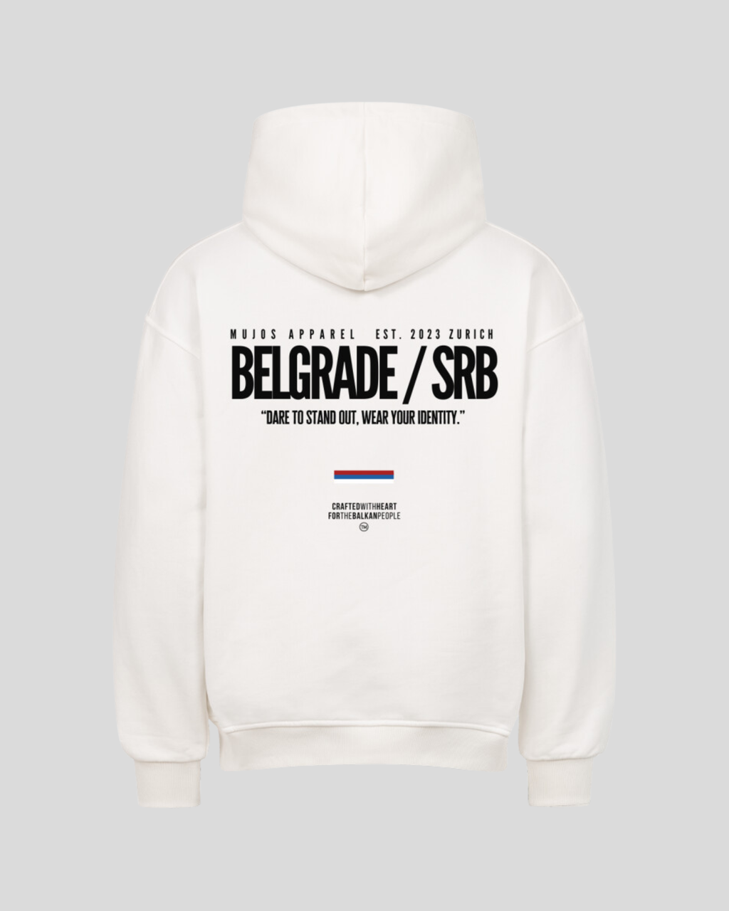 IDENTITY: BELGRADE. X OVERSIZED HOODIE