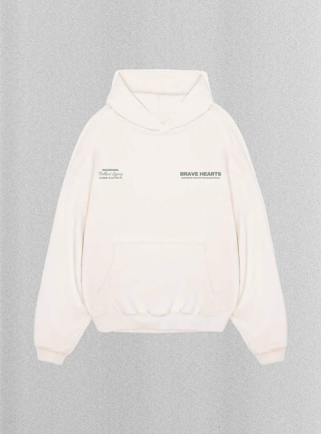 Brave Hearts x Oversized Hoodie 🇲🇰