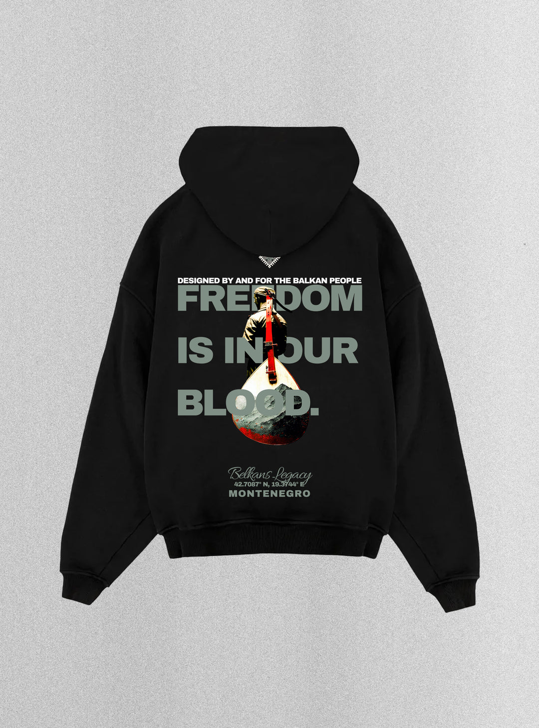 Freedom in our blood. x Oversized Hoodie 🇲🇪