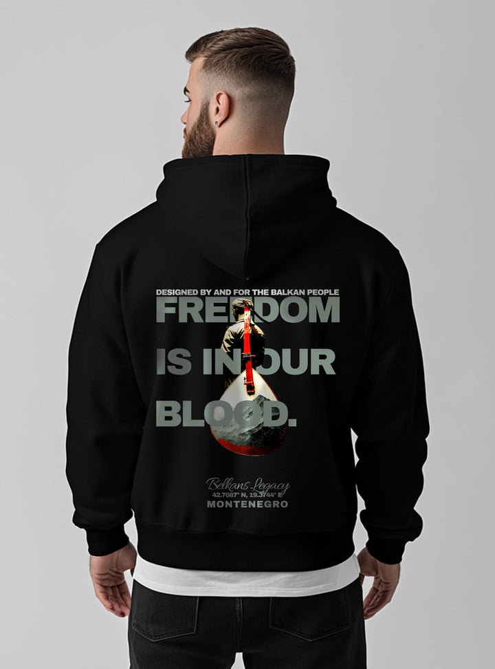 Freedom in our blood. x Oversized Hoodie 🇲🇪