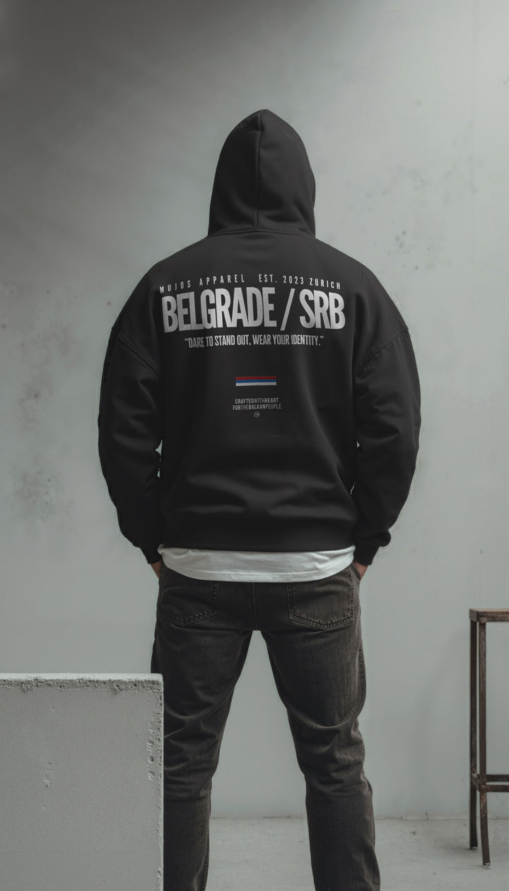Identity: Belgrade. x Oversized Zipper