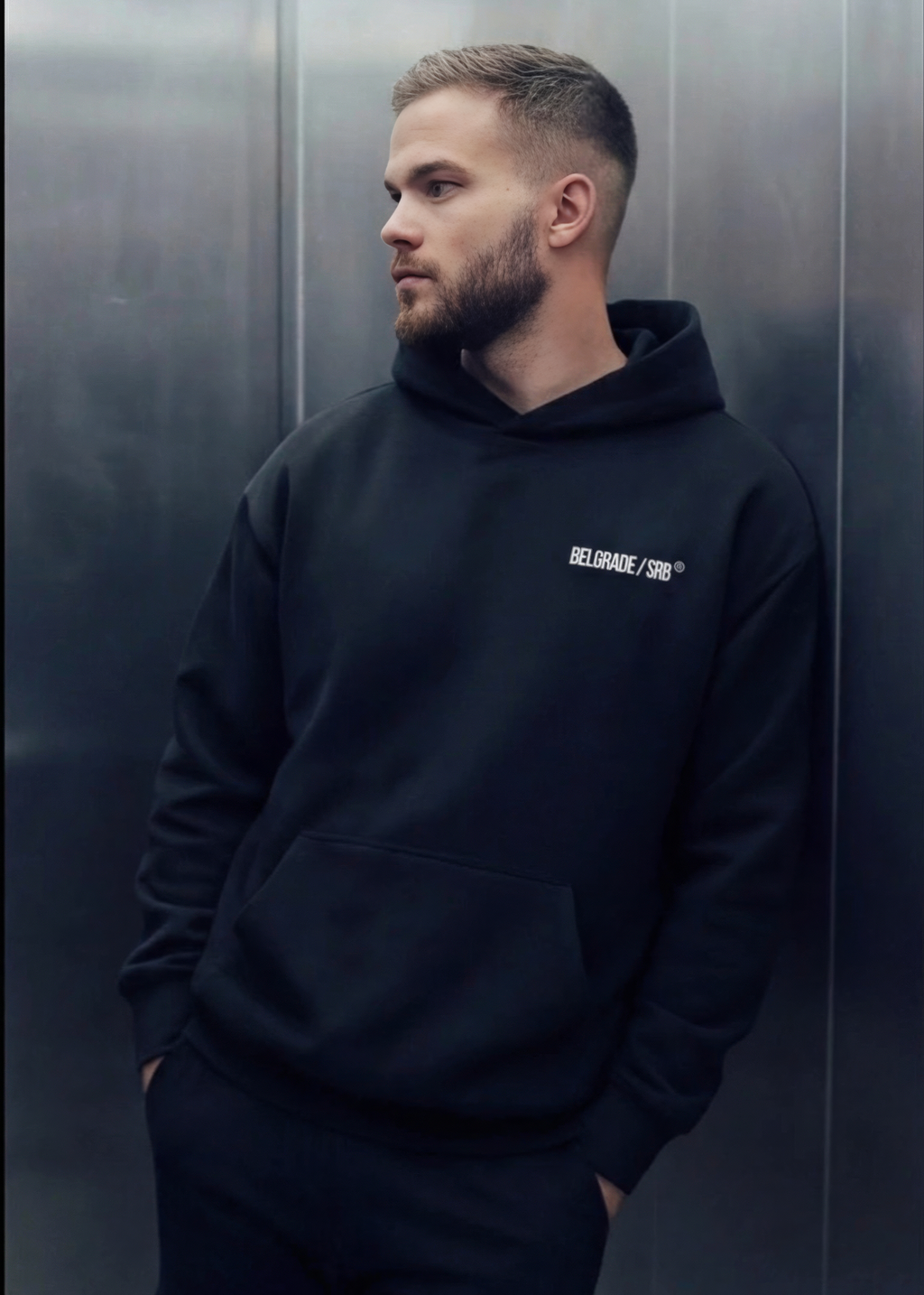 IDENTITY: BELGRADE. Heavyweight oversized Hoodie