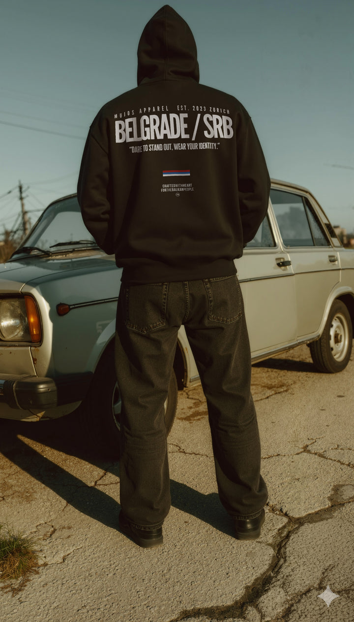 IDENTITY: BELGRADE. X OVERSIZED HOODIE