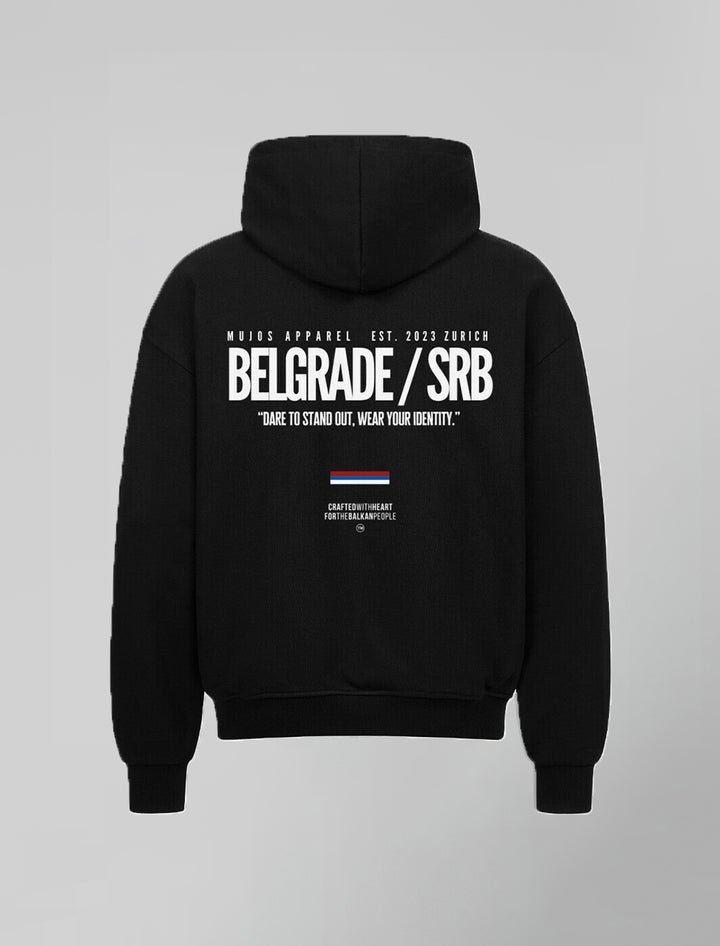 Identity: Belgrade. x Oversized Zipper